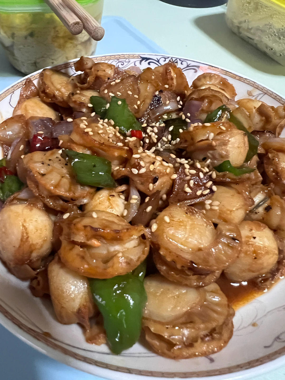 家常小炒扇贝肉