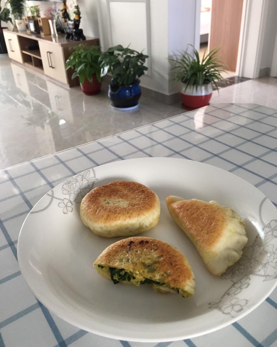 发面韭菜饼