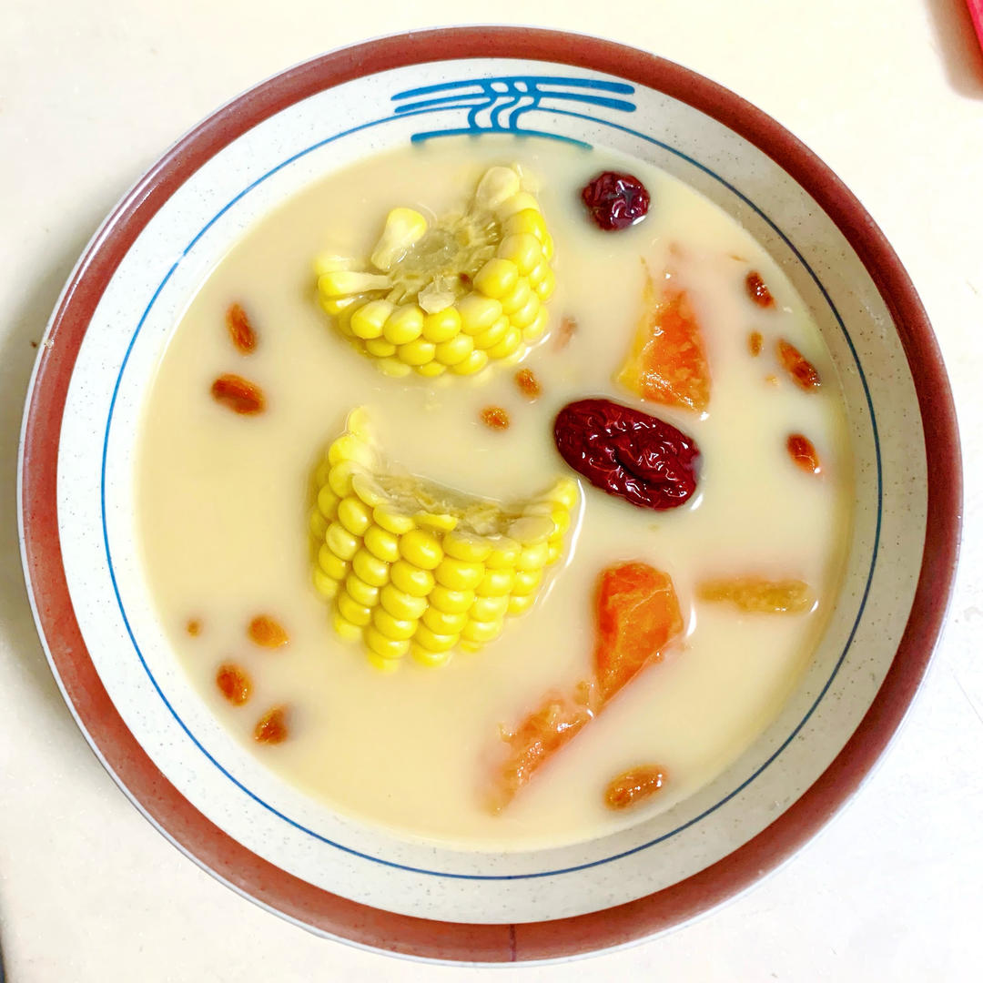 木瓜栗子玉米湯