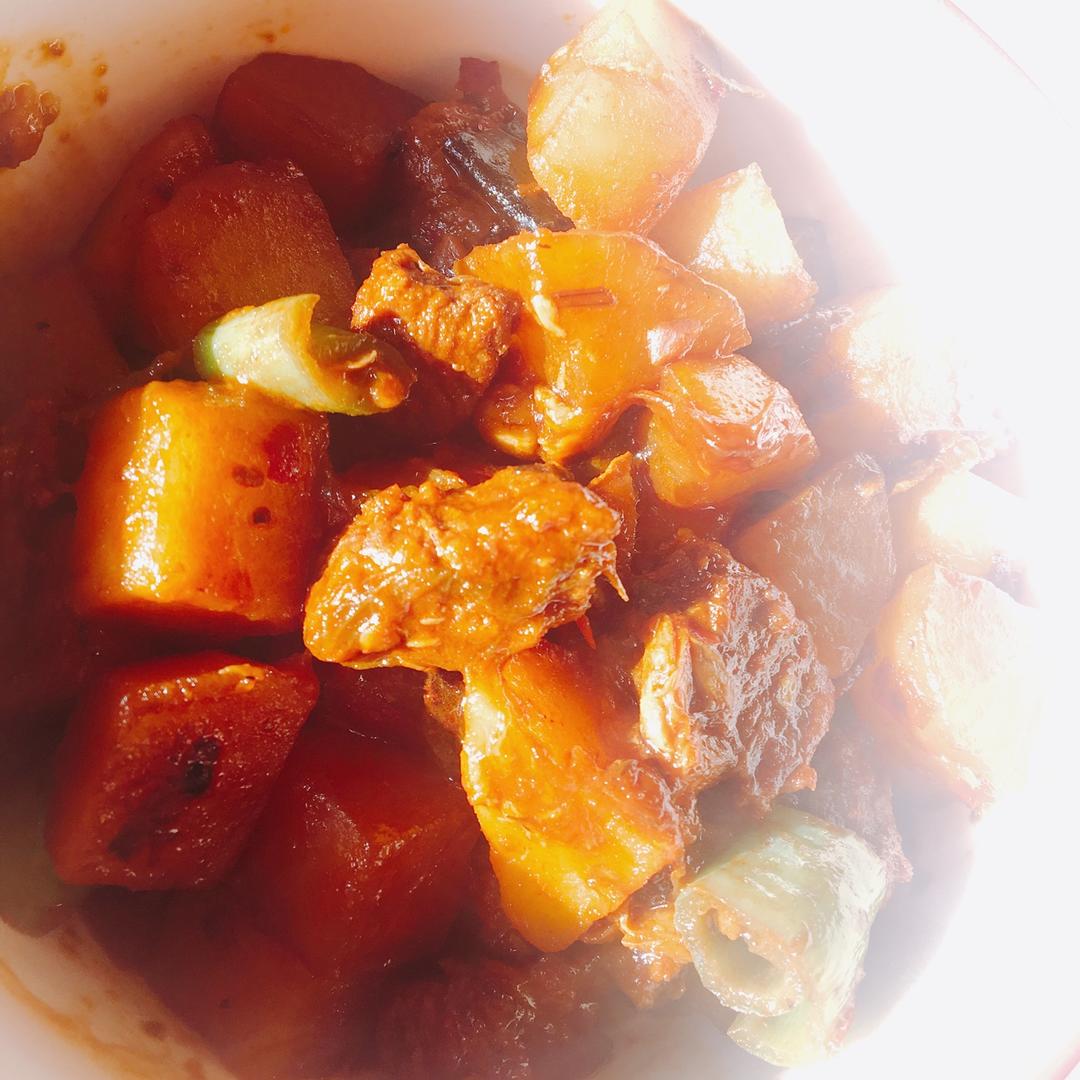 萝卜炖牛肉