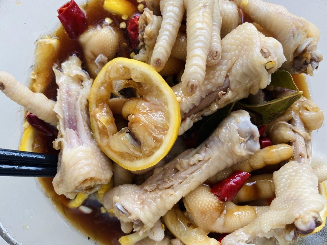 抖音网红百香果柠檬凤爪