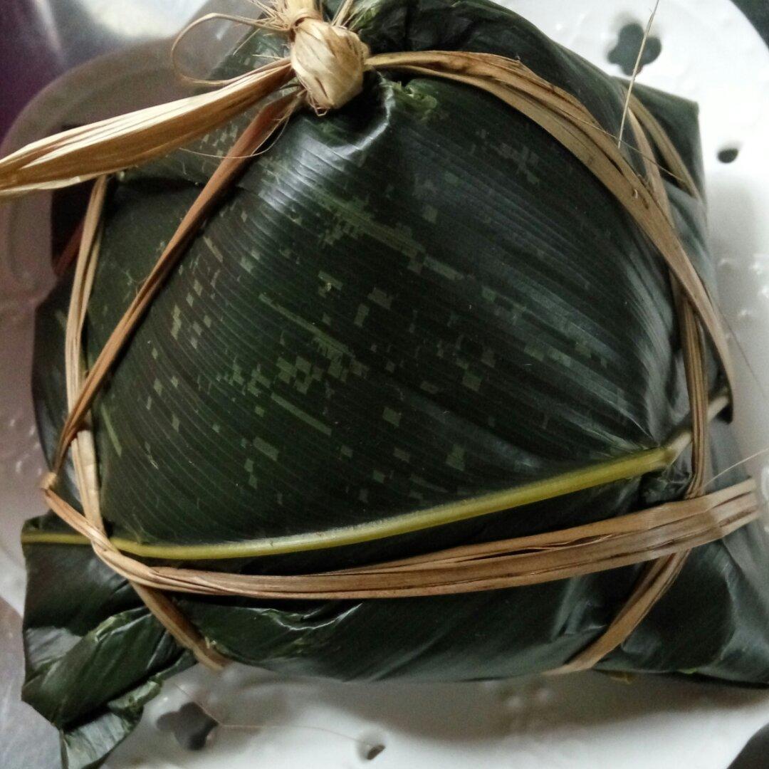 五角粽子的包法（塔粽）