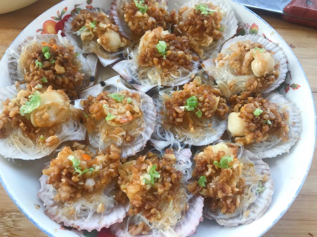 蒜蓉粉丝蒸扇贝