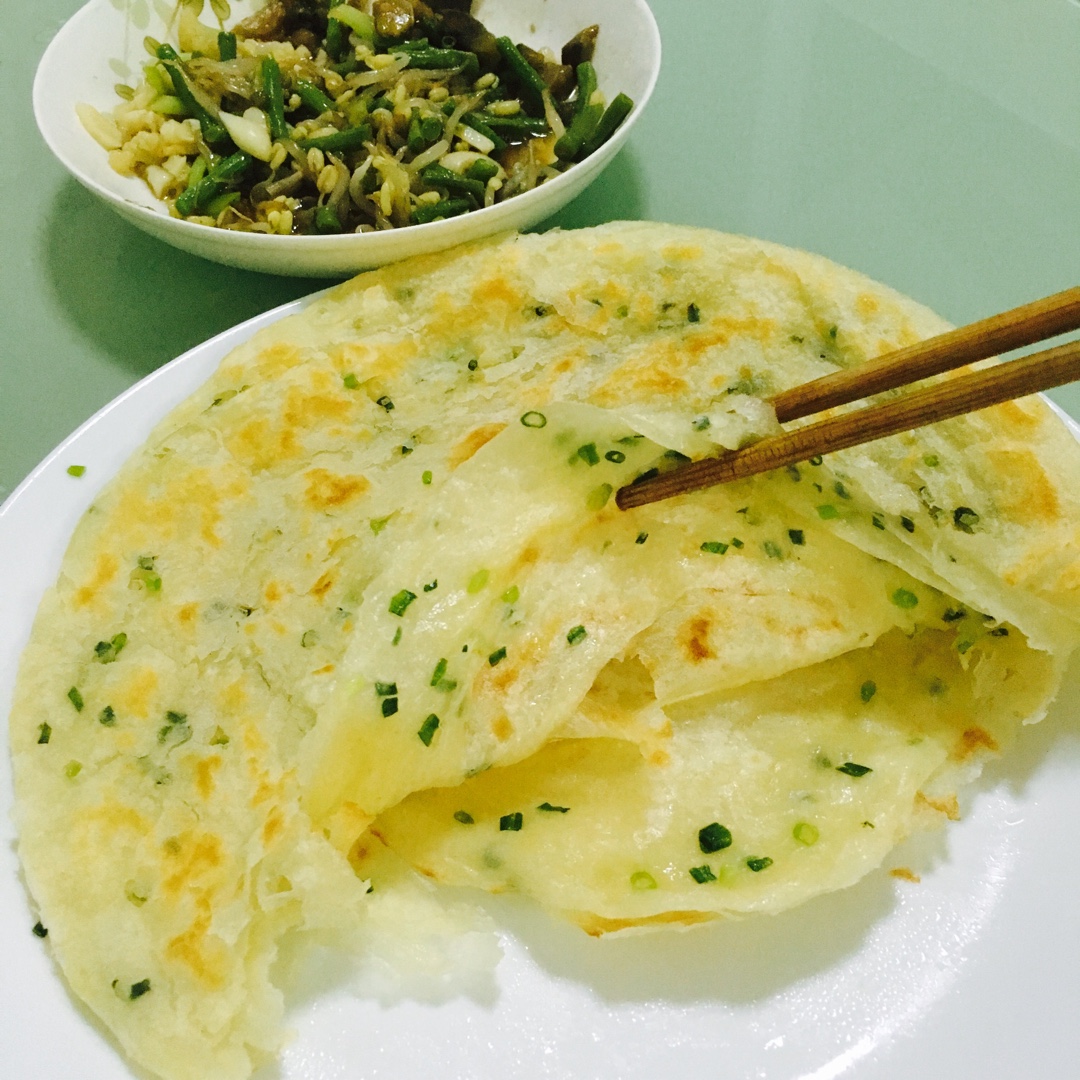 自制葱油饼