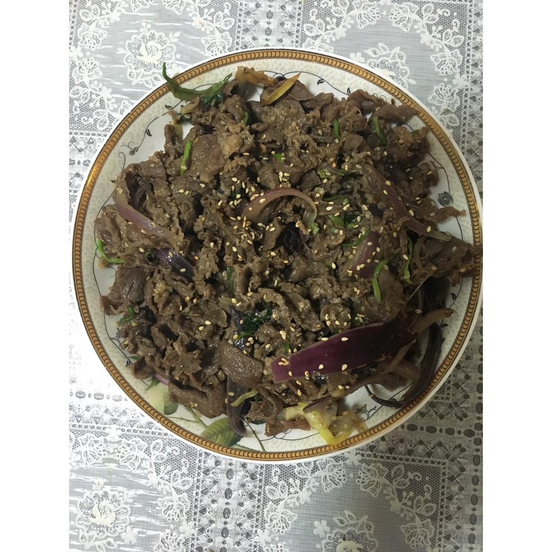 孜然牛肉（简单版）