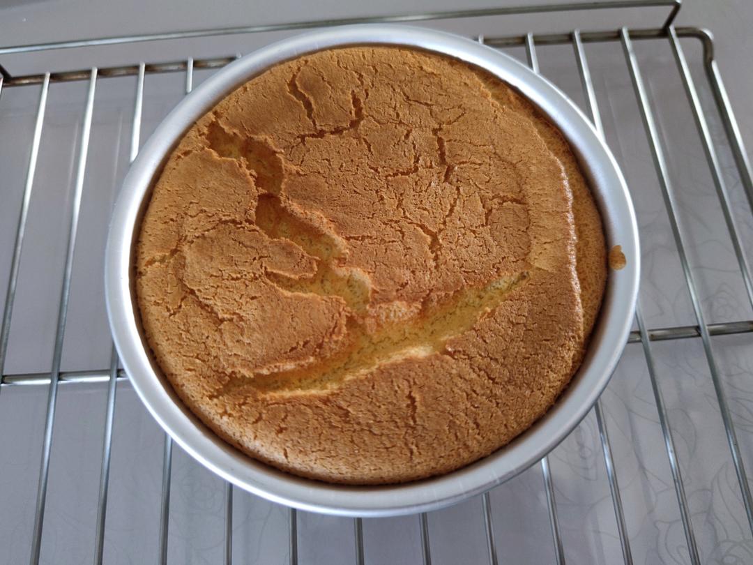 超柔软6寸戚风蛋糕(附8寸配方)零失败 超详细‼️含操作视频