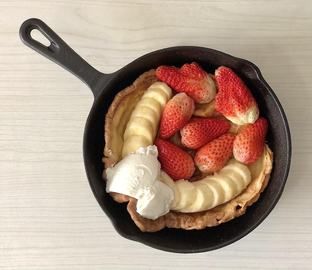 一个鸡蛋的DutchBaby咸甜皆有!