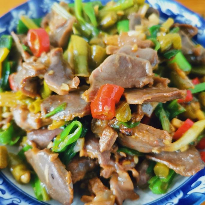 7015爆炒鸭胗04的做法