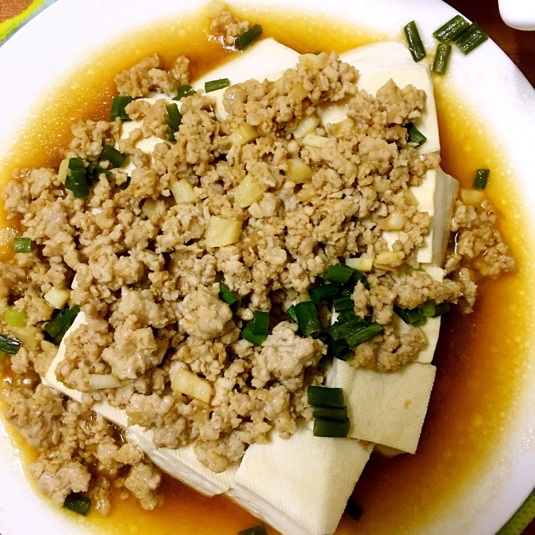 肉末蒸豆腐