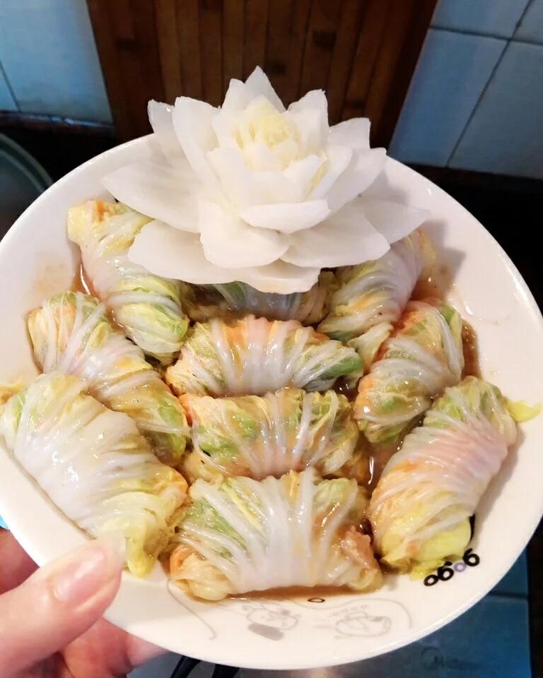翡翠白菜卷