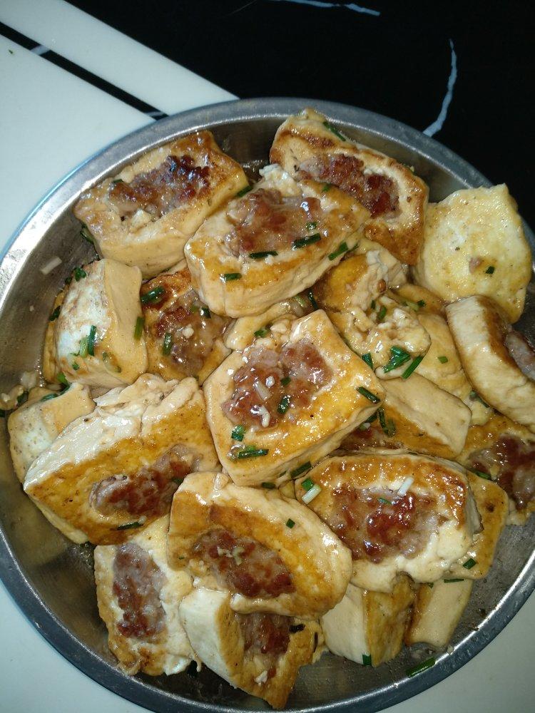 lllin做的客家菜豆腐酿