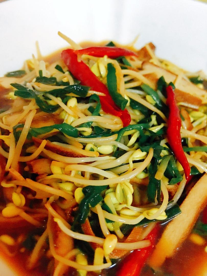 如意豆干（黄豆芽炒豆干）