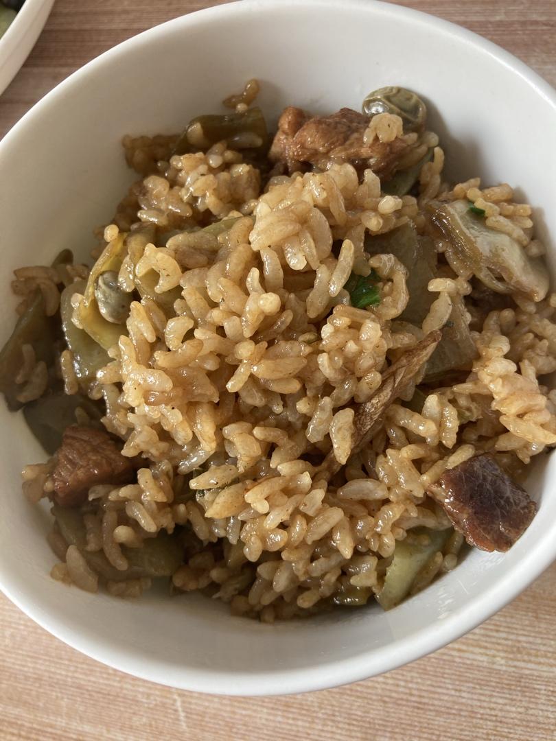 家乡扁豆肉饭