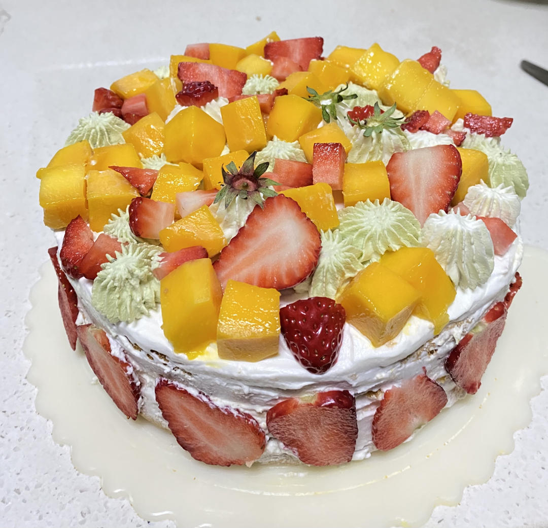 戚风蛋糕（不回缩，裱花打底首选）