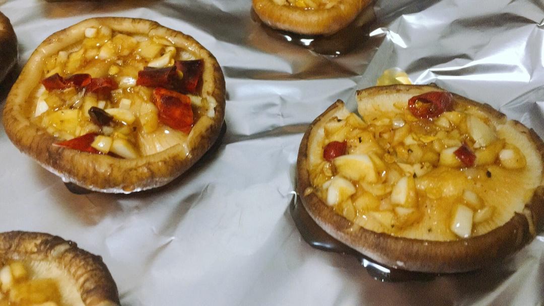 【蒜蓉烤香菇】