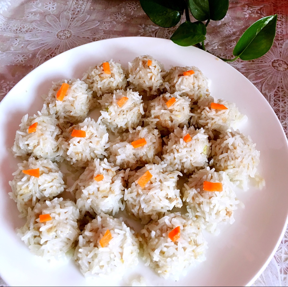 蒸糯米丸子