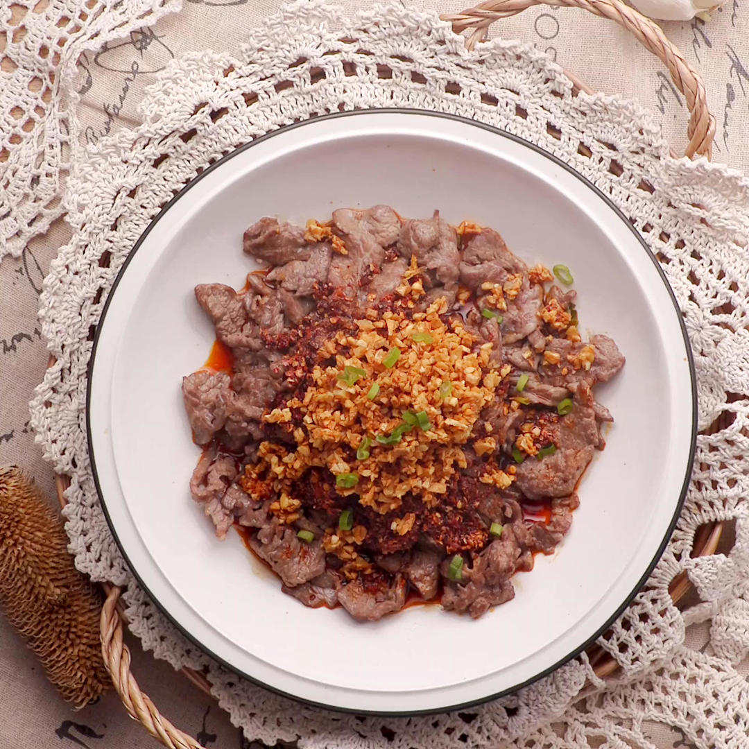 蒜香牛肉的做法