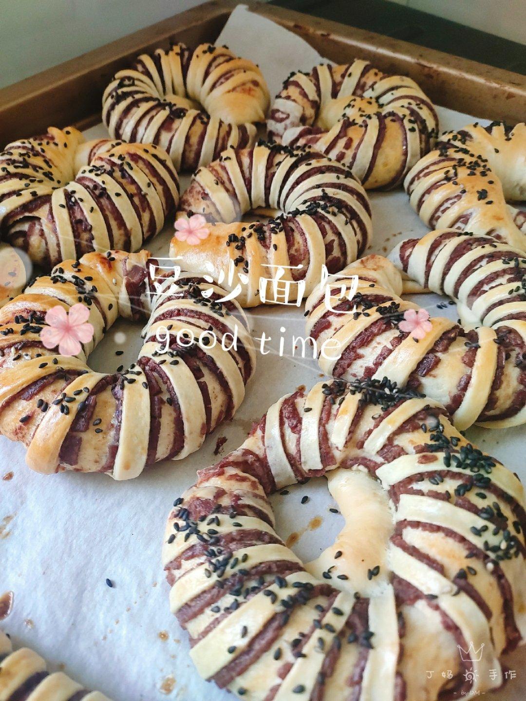 豆沙面包|包含5种整形方法|干货篇