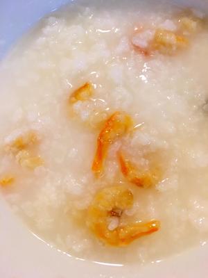 海米虾仁煮白粥的做法 步骤3