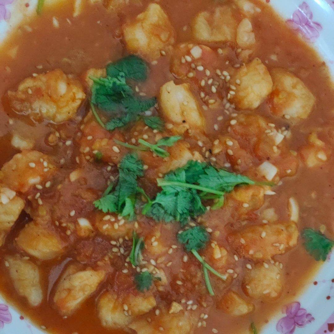 番茄鱼巴沙鱼（也可以用番茄龙利鱼），番茄酱汁超浓郁，营养又下饭！