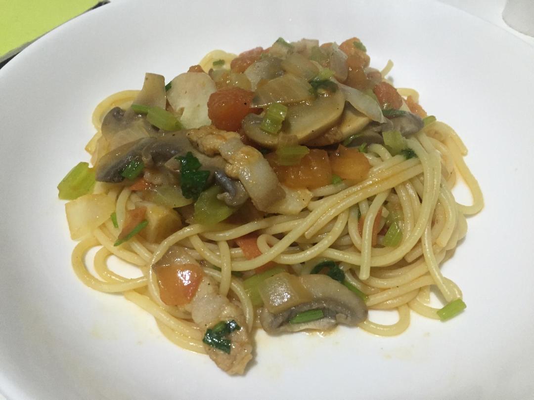 快手一人食：冬日的意面