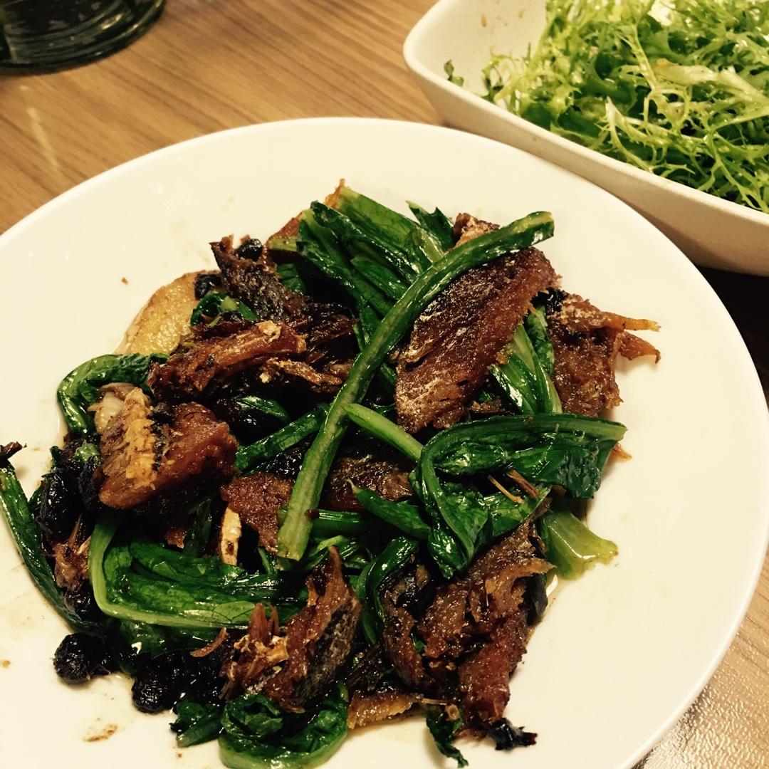 豆豉鲮鱼油麦菜