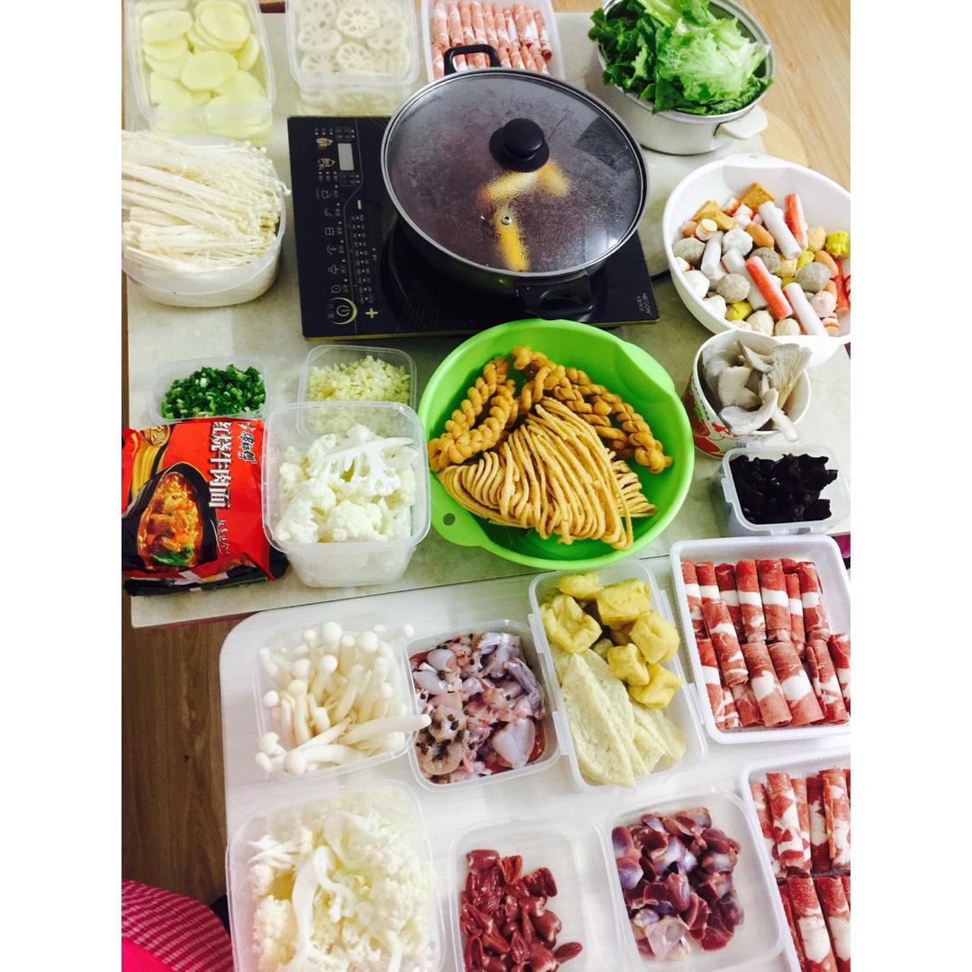 自制麻辣重庆火锅