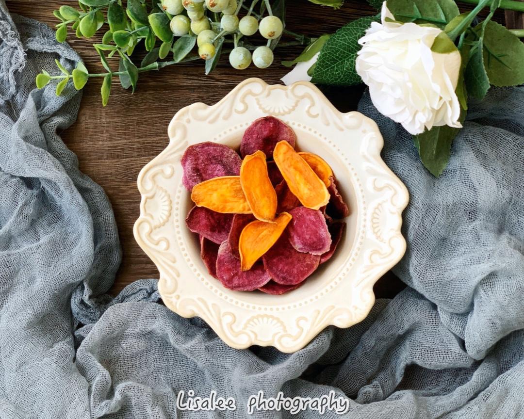 双色薯片的做法