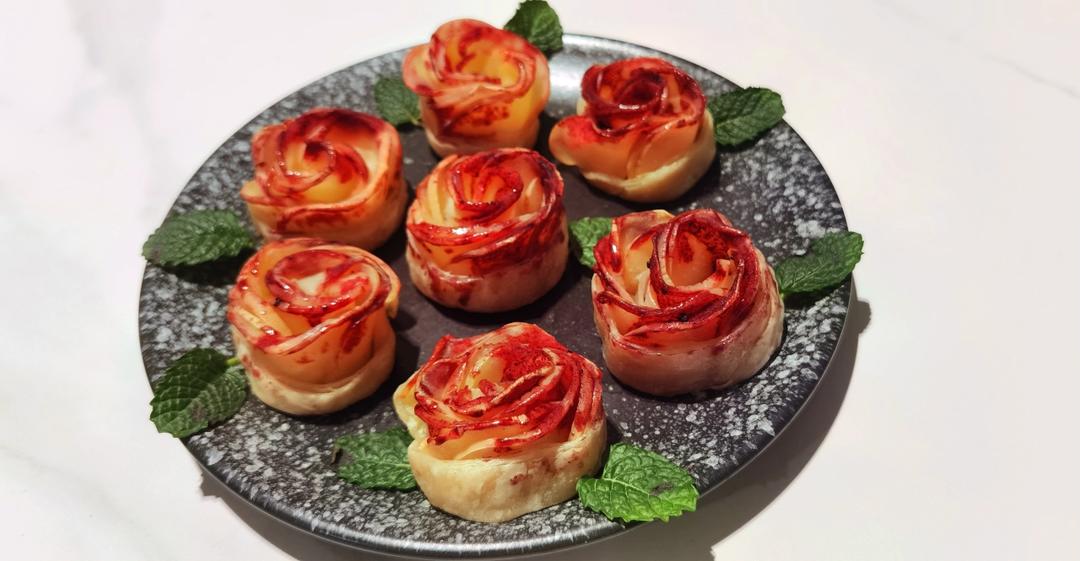 苹果玫瑰🍎🌹（手抓饼）