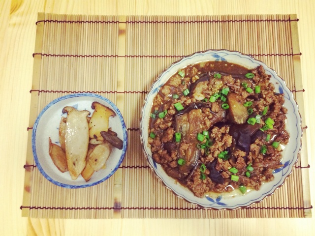 酱爆肉末茄子