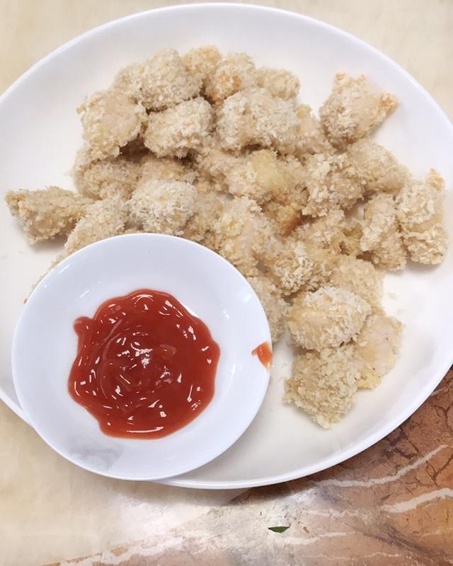 烤箱版鸡米花 | 无需油炸 蒜香味十足