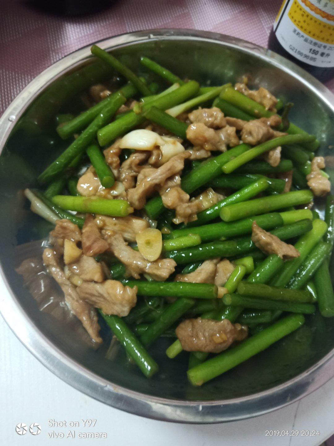 蒜薹炒肉