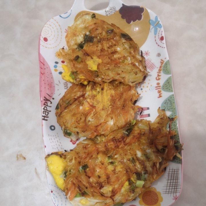小吃糕点-蔬菜鸡蛋饼