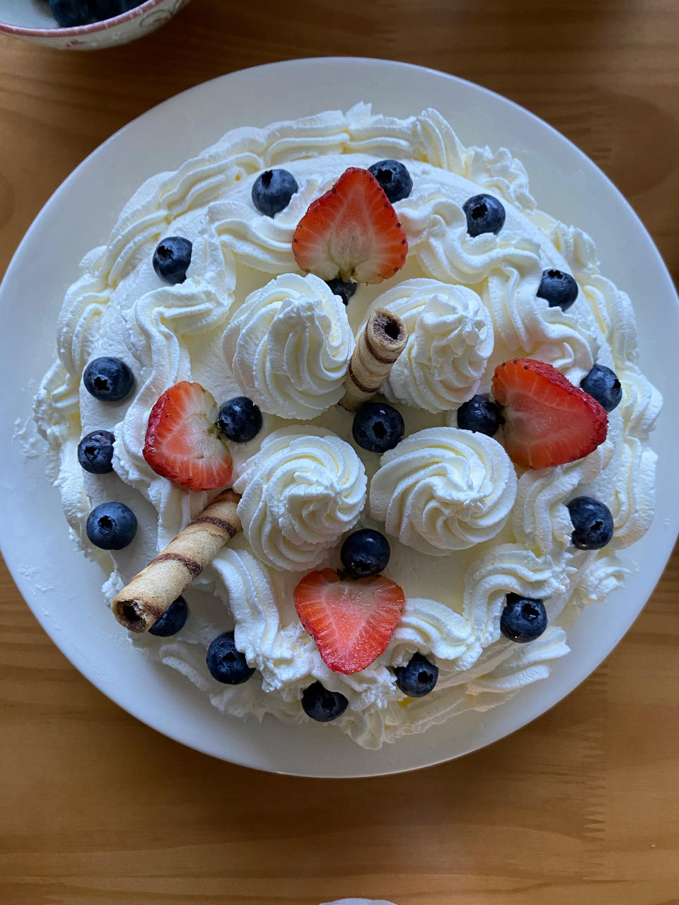 八寸戚风蛋糕（生日蛋糕坯）附六寸配单