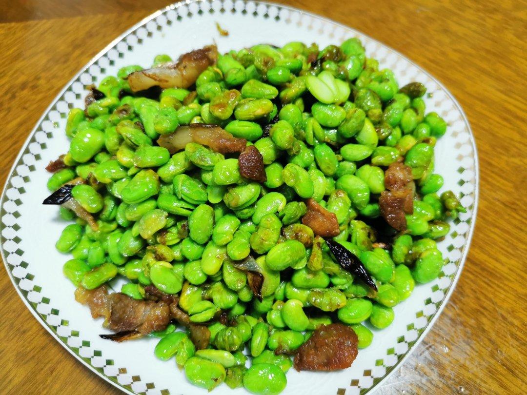 超级下饭菜：毛豆炒肉