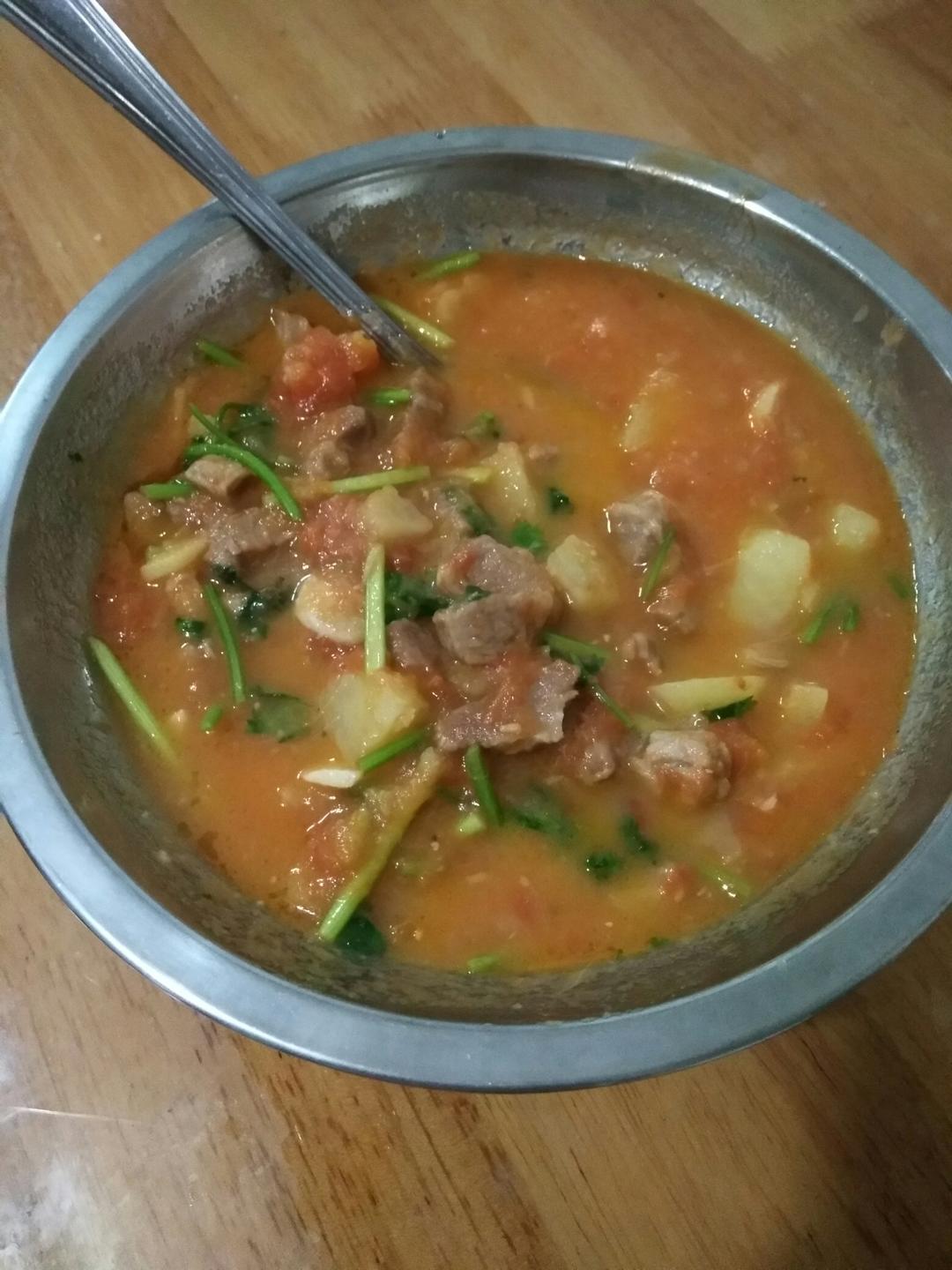 牛肉炖柿子