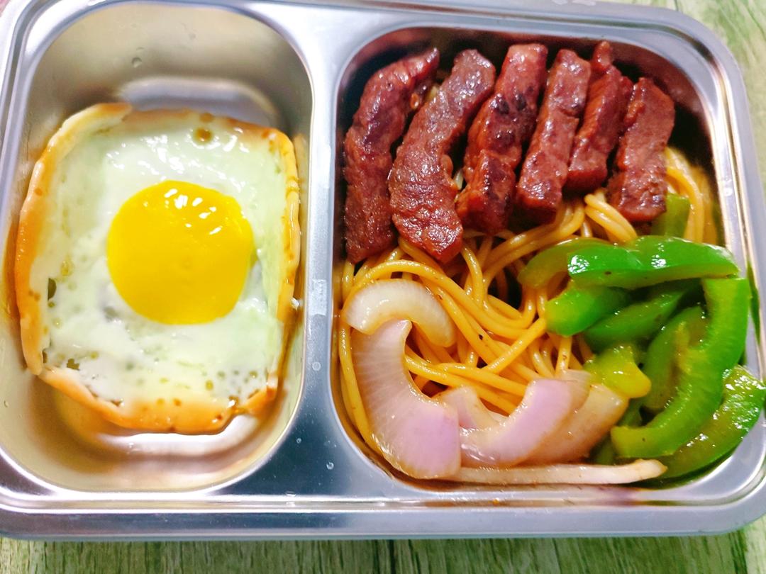 秒杀西餐厅黑椒牛排意面🍝