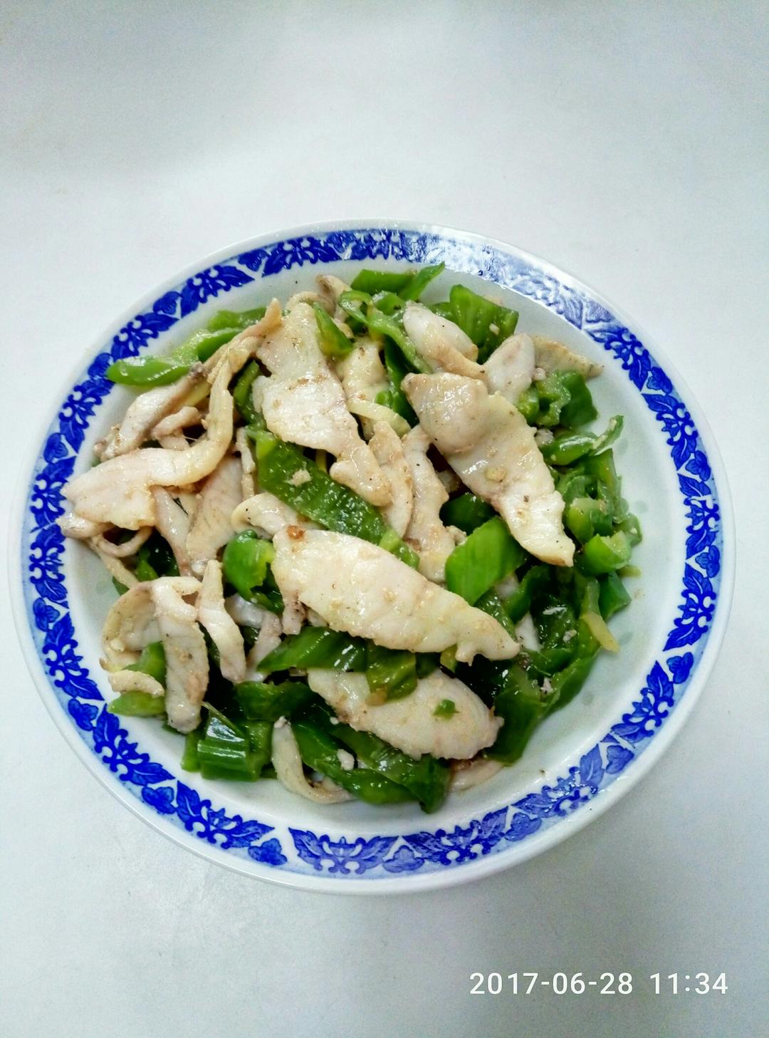 黑鱼片小炒