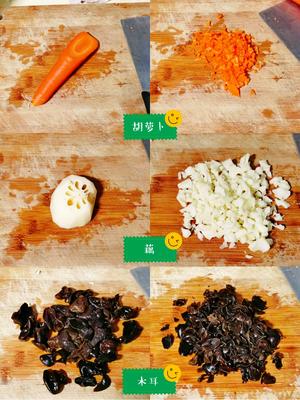 【上海家常菜】浓油赤酱的油面筋塞肉的做法 步骤2