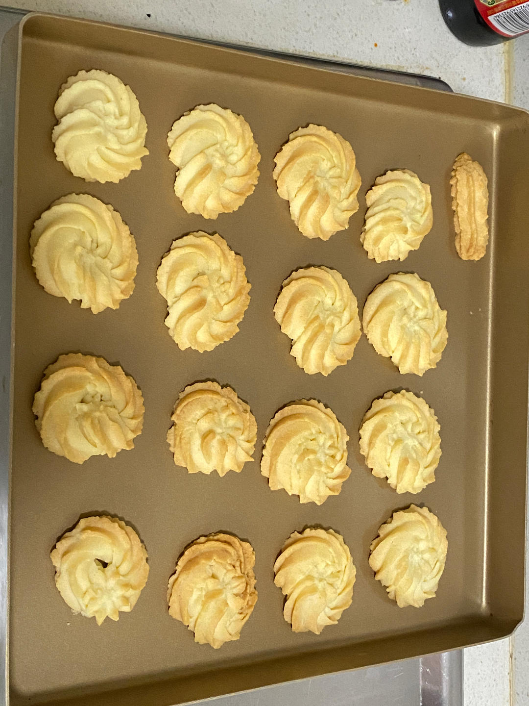 三种口味淡奶油曲奇