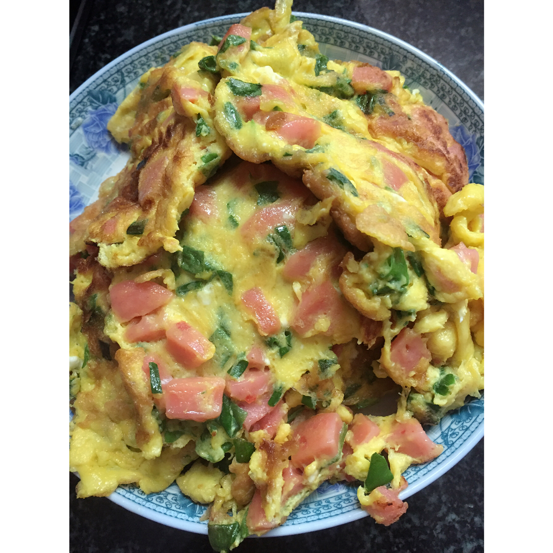 火腿鸡蛋饼