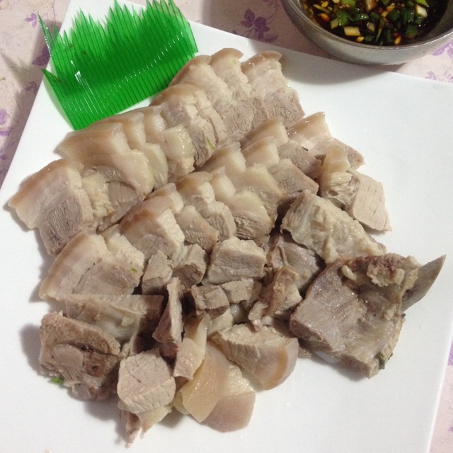 蒜泥白切肉