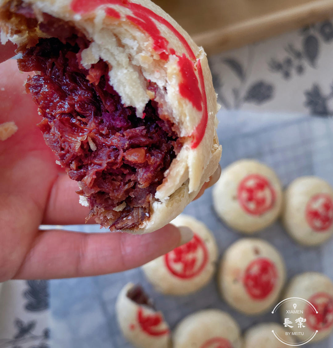 玫瑰鲜花饼，快手烫面法免出膜版，超级香酥！