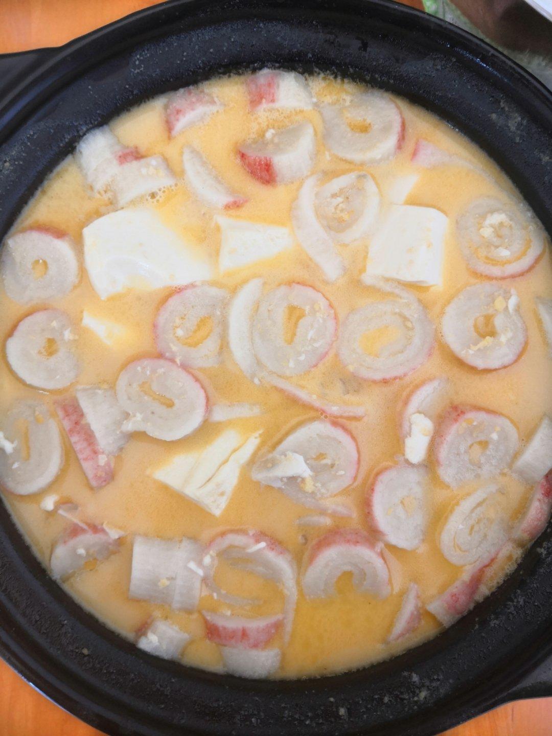 蟹黄豆腐（咸蛋黄版）