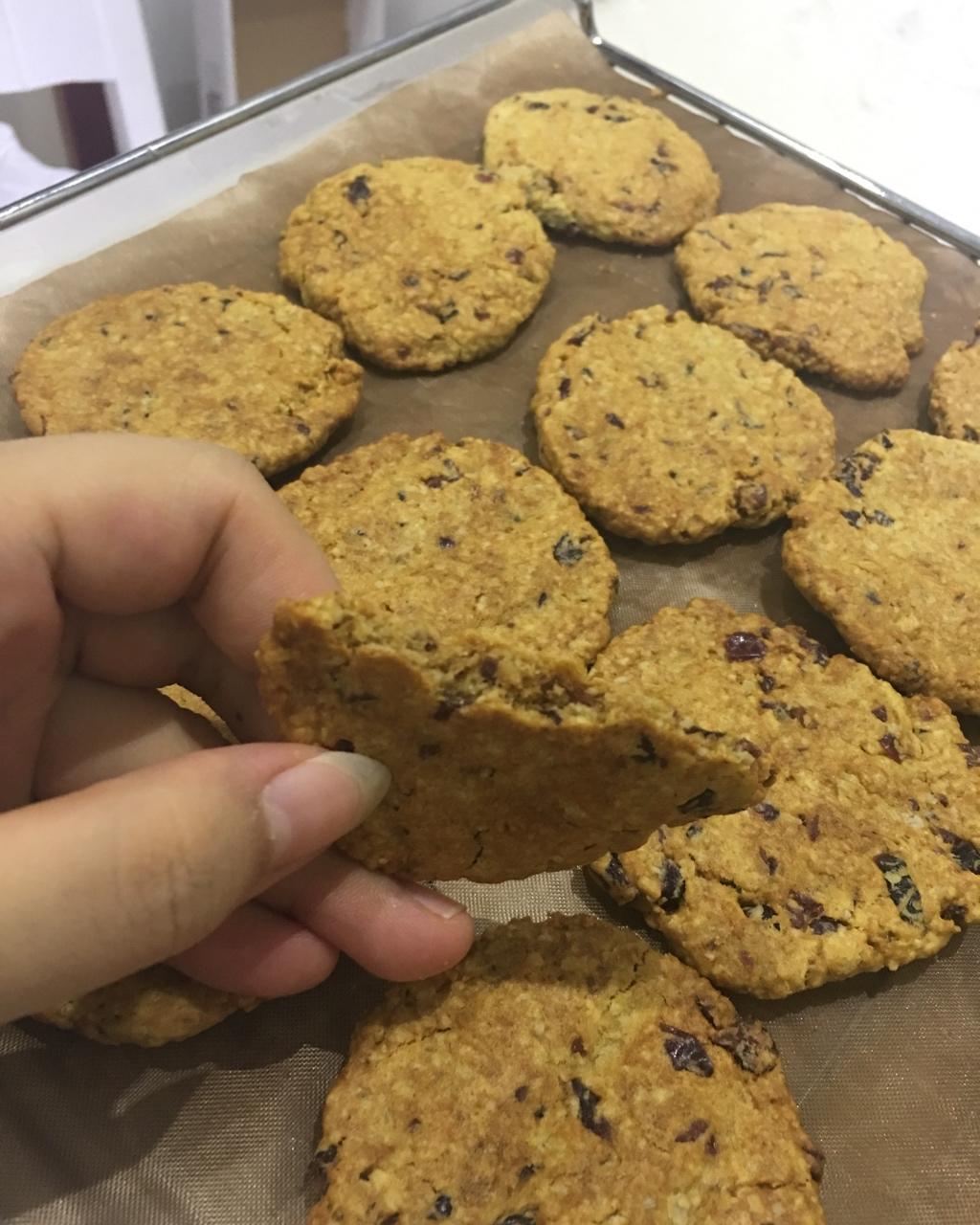 蔓越莓燕麦饼干