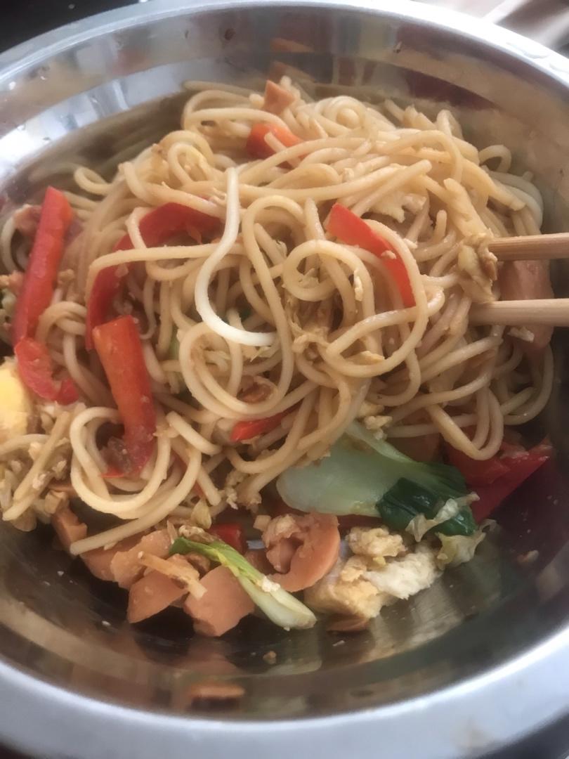 🍜最简单最好吃的家常炒面
