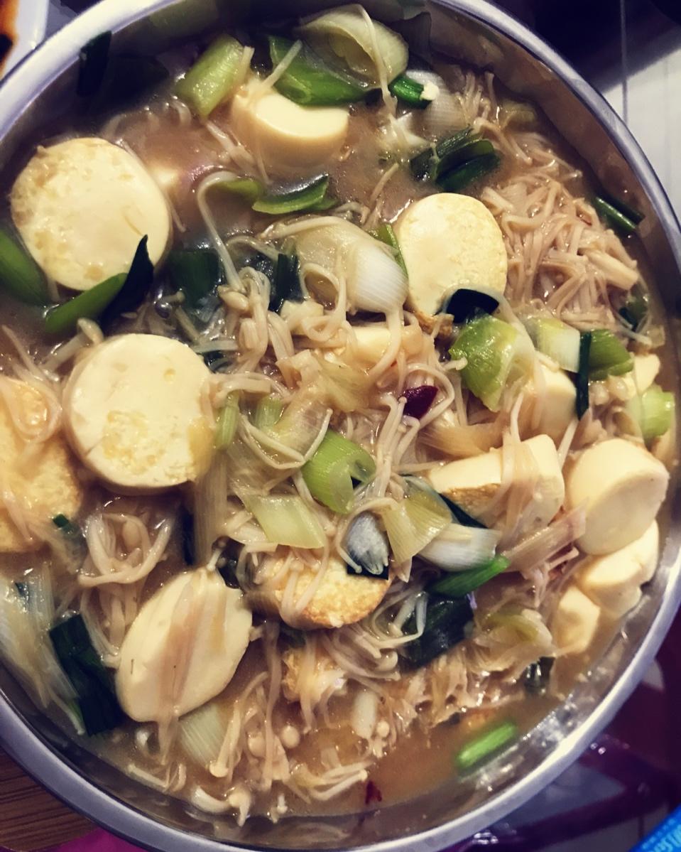 超级下饭菜--金针菇日本豆腐