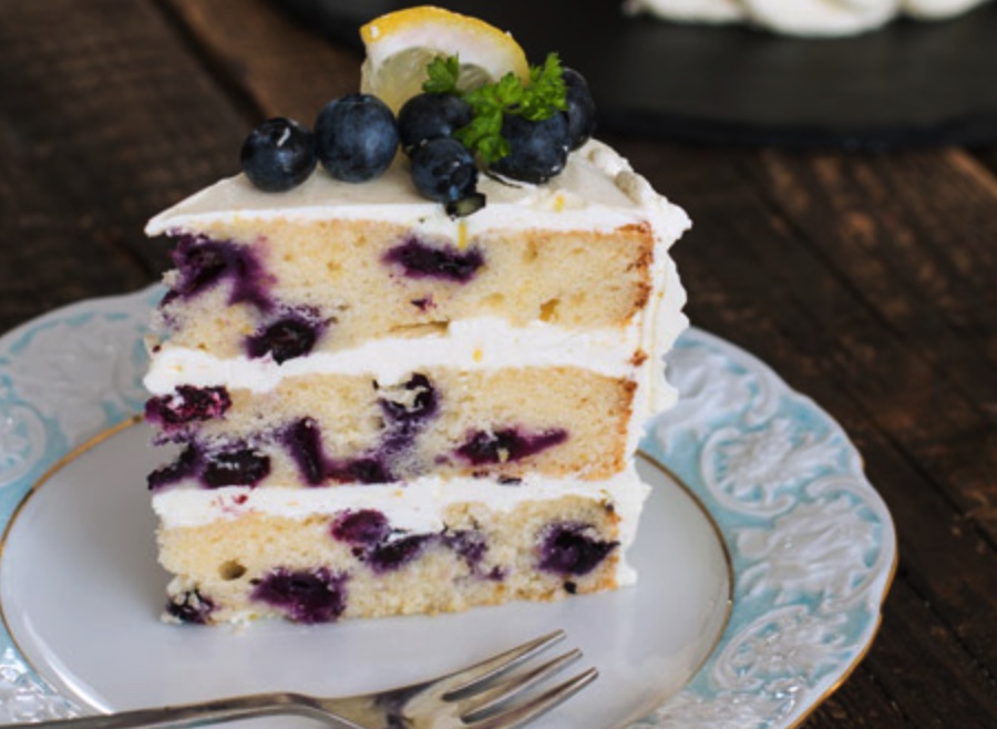 蓝莓柠檬蛋糕 / Blueberry Lemon Cake的做法 步骤13