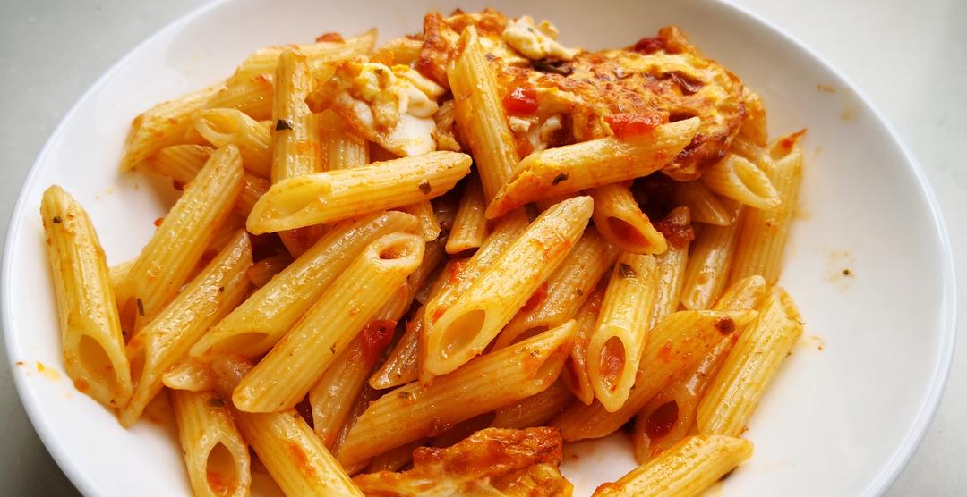 鸡蛋炒意大利通心粉