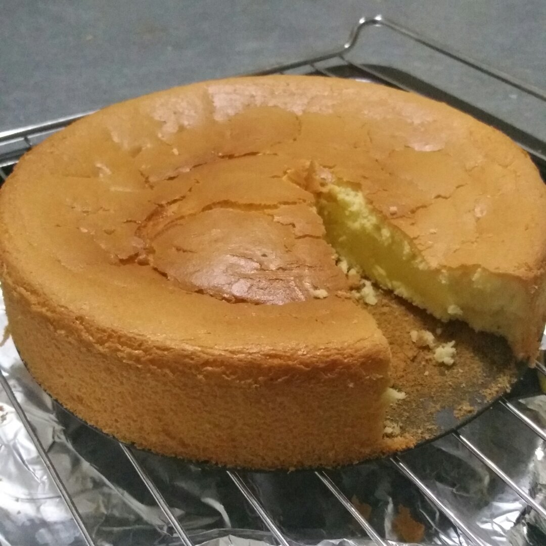 6寸原味戚风蛋糕